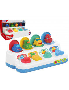 WOOPIE BABY Mokomasis iššokantis žaislas POP-UP transporto priemonės