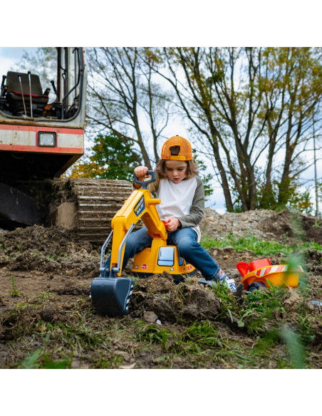 FALK Super Builder Excavator with Trailer and Accessories