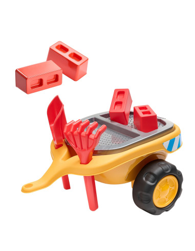 FALK JCB Ride-on Construction Truck with Trailer and Accessories