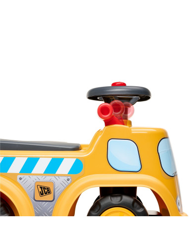 FALK JCB Ride-on Construction Truck with Trailer and Accessories
