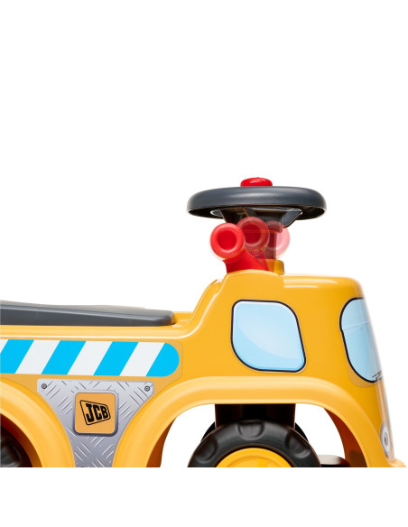 FALK JCB Ride-on Construction Truck with Trailer and Accessories