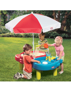 Little Tikes smėlio ir vandens stalas su skėčiu 2