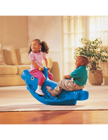 LITTLE TIKES Blue Rocking Whale Rocker