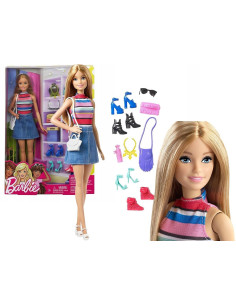 Barbie doll with 11 accessories FVJ42