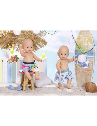 Baby Born Holiday Swimshorts Asst2 43cm
