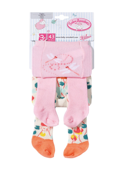 Baby Annabell Tights Asst2 43cm 703076
