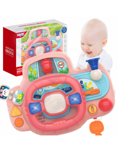 WOOPIE BABY Interactive Car Steering Wheel with Lights Sound