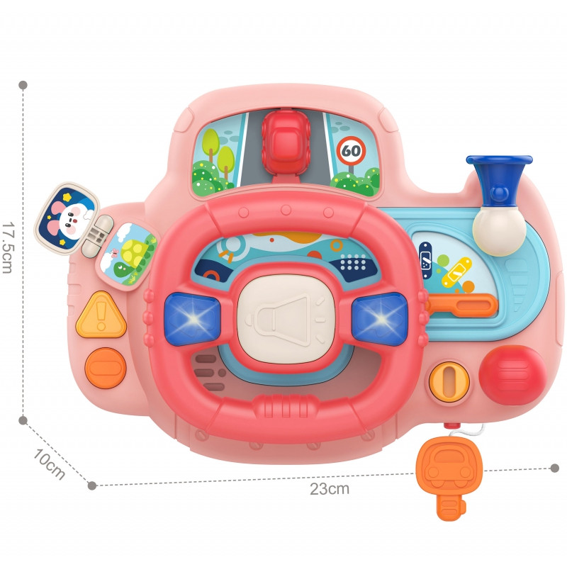 WOOPIE BABY Interactive Car Steering Wheel with Lights Sound