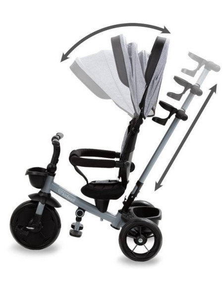 Kidwell Three Wheel Bike Axel Titanium Grey ROTRAXE02A0