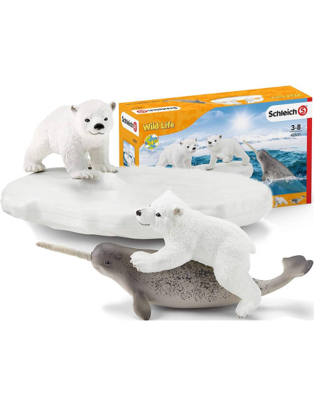 Schleich 42531 Polarny Plac Zabaw Misie Figurki Wild Life