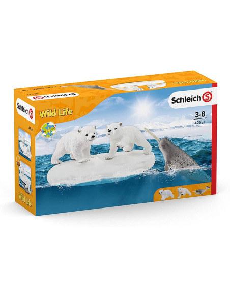 Schleich 42531 Polarny Plac Zabaw Misie Figurki Wild Life