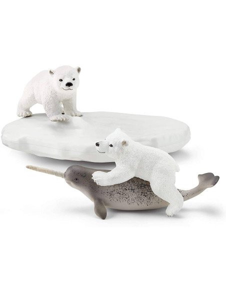 Schleich 42531 Polarny Plac Zabaw Misie Figurki Wild Life