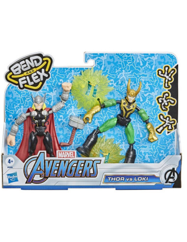 Hasbro Bend And Flex Thor i Loki Marvel F0245