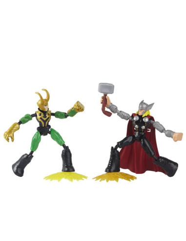 Hasbro Bend And Flex Thor i Loki Marvel F0245