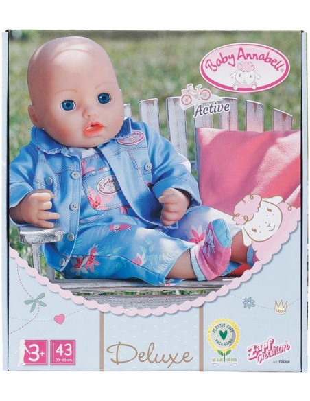 Baby Annabell Active Deluxe Jeans 43cm 706268