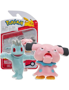 Pokemon Machop i Snubbull Figurka Kolekcjonerska Battle Figure Pack 2634