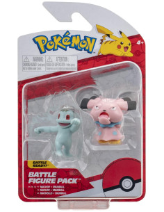 Pokemon Machop i Snubbull Figurka Kolekcjonerska Battle Figure Pack 2634 2