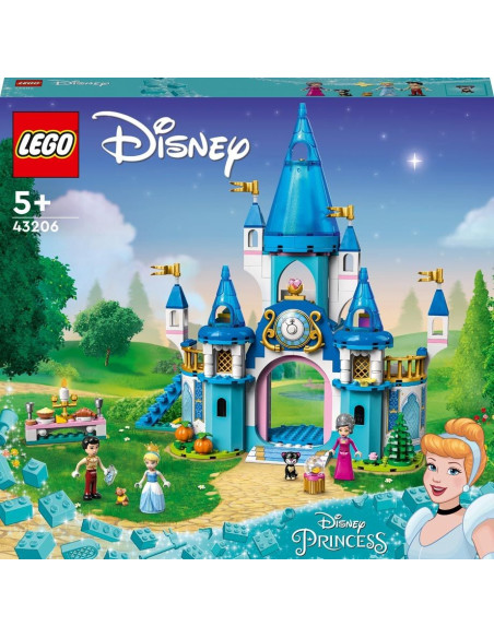 LEGO Disney Zamek Kopciuszka i księcia z bajki 43206