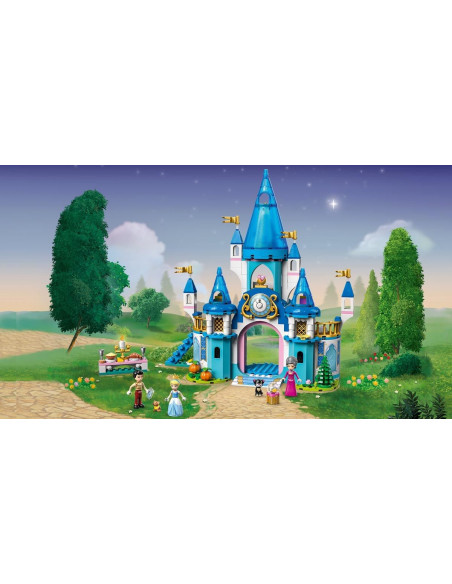 LEGO Disney Zamek Kopciuszka i księcia z bajki 43206