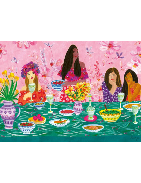 Ravensburger puzzle Ladies  Brunch 1000pc 17131