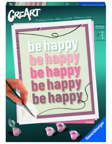 CreArt Be Happy D/F/I/NL/EN/E 23544