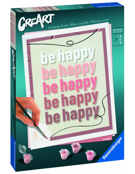 CreArt Be Happy D/F/I/NL/EN/E 23544