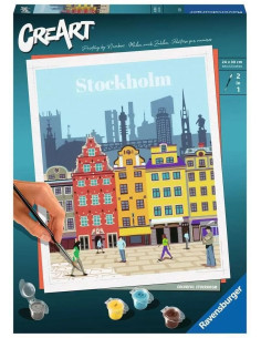 CreArt Paint by Numbers Stockholm 23520