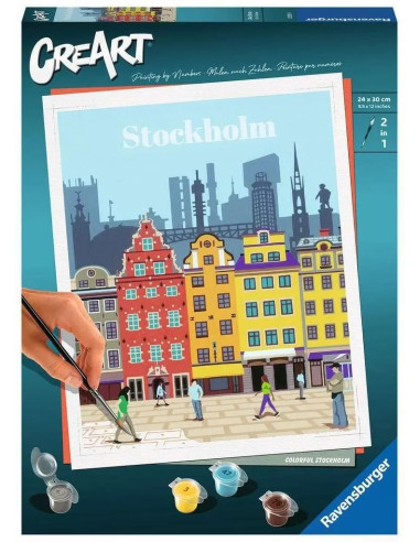 CreArt Paint by Numbers Stockholm 23520