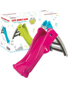 Pilsan Zjeżdżalnia Wodna Delfinek Ślizg 100 cm Różowa 06227