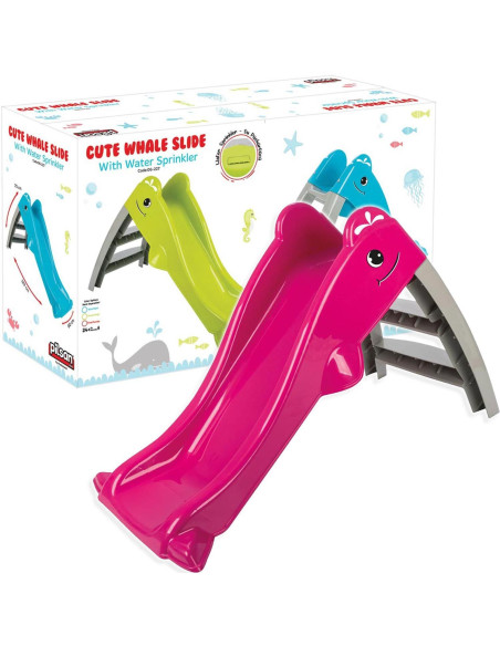 Pilsan Zjeżdżalnia Wodna Delfinek Ślizg 100 cm Różowa 06227