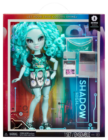 Shadow High Fashion Doll- Green 592808 593225EUC