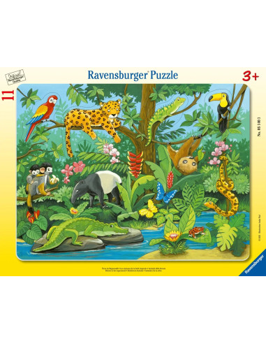 Ravensburger Puzzle Tiere im Regenwald 11p 5140