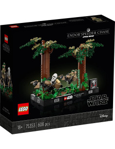 LEGO 75353 Endor Speeder Chase Diorama 2