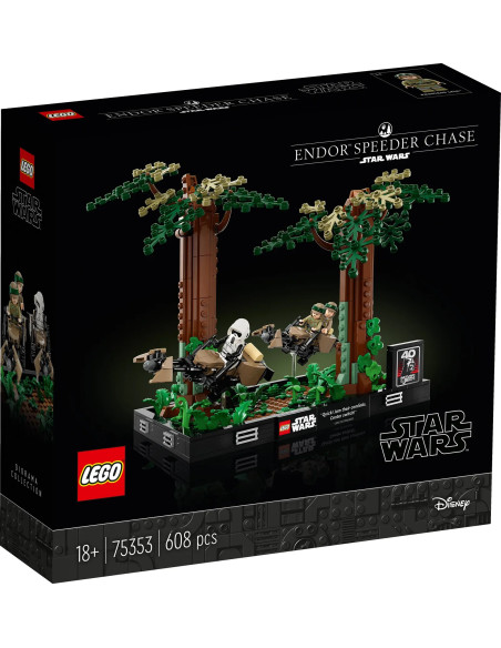 LEGO 75353 Endor Speeder Chase Diorama