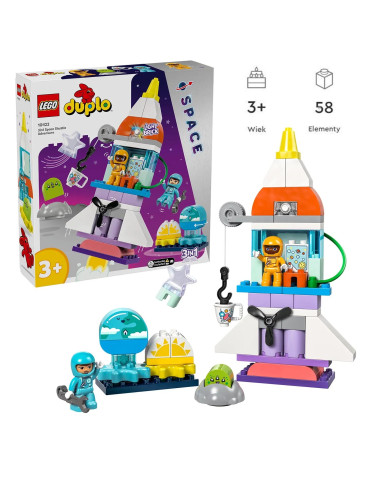 LEGO Duplo 3in1 Space Shuttle Adventure 10422