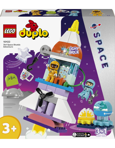 LEGO Duplo 3in1 Space Shuttle Adventure 10422