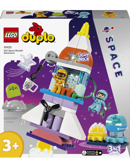 LEGO Duplo 3in1 Space Shuttle Adventure 10422