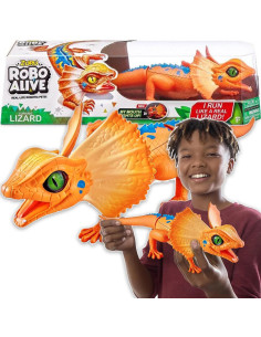 Zuru Robo Alive Lurking Lizard Orange 6950