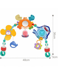 WOOPIE BABY Bow Headband Suspension for Crib Stroller Car Seat 2