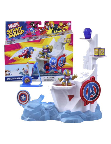 Marvel Stunt Squad Capt America and Thanos F7059