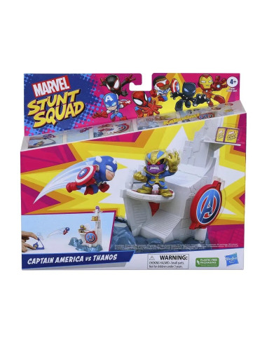 Marvel Stunt Squad Capt America and Thanos F7059