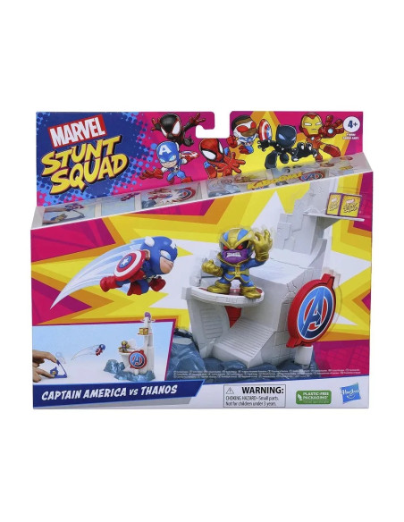 Marvel Stunt Squad Capt America and Thanos F7059