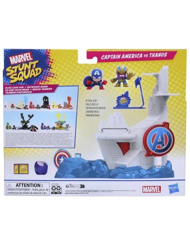 Marvel Stunt Squad Capt America and Thanos F7059