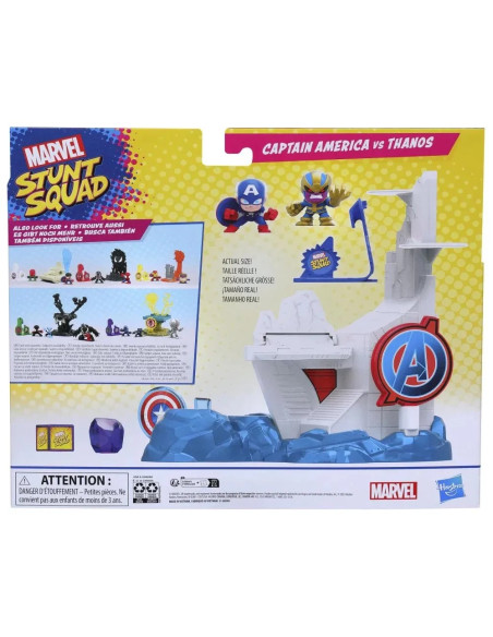 Marvel Stunt Squad Capt America and Thanos F7059