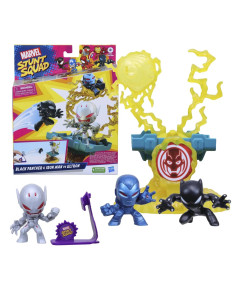 Marvel Stunt Squad Villain Knockdown Black Panther and Iron Man vs. Ultron F7834