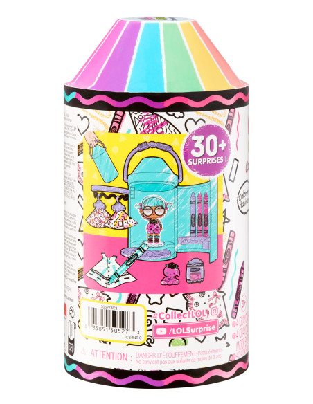 505273-EUC L.O.L. Surprise Loves CRAYOLA Color Me Studio Asst in PDQ