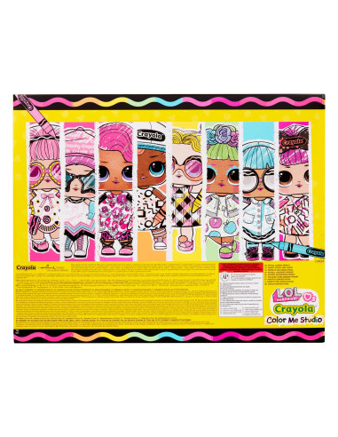 505273-EUC L.O.L. Surprise Loves CRAYOLA Color Me Studio Asst in PDQ
