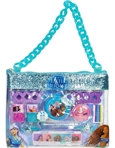 Townley Disney Little Mermaid Chain Bag Cosmetic Set DP5113GA
