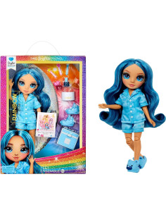 530947-EUC Junior High PJ Party Fashion Doll- Skyler (Blue)