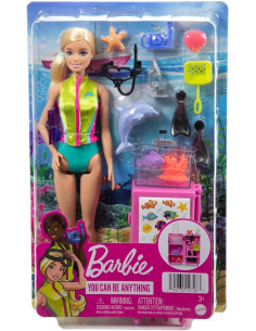 Barbie Careers Blonde doll Marine Biologist HMH26 Mattel